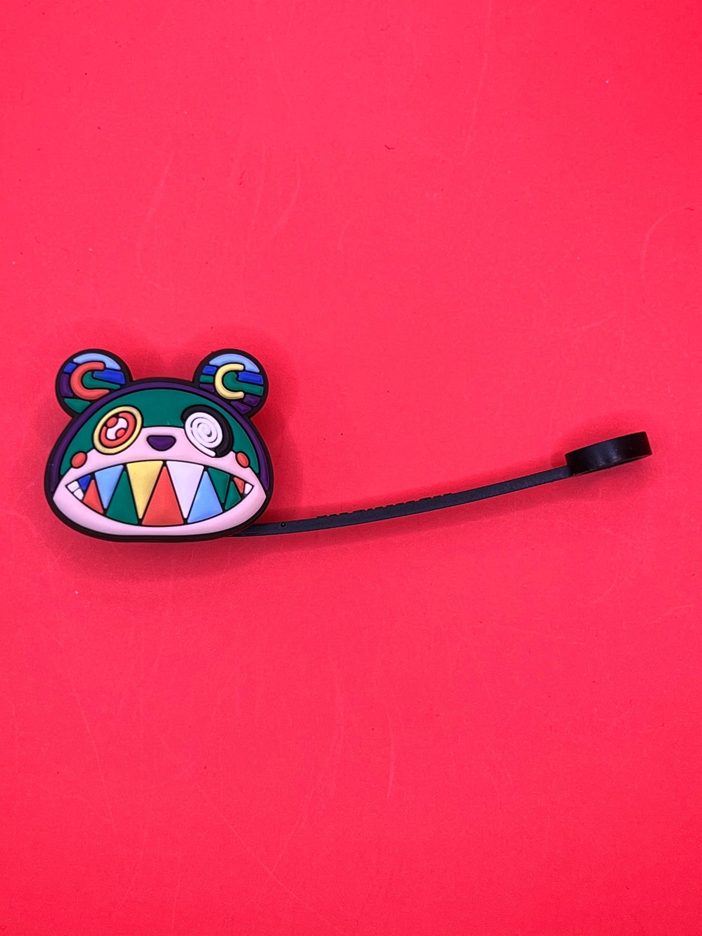 Crazy bear and elephant straw tip