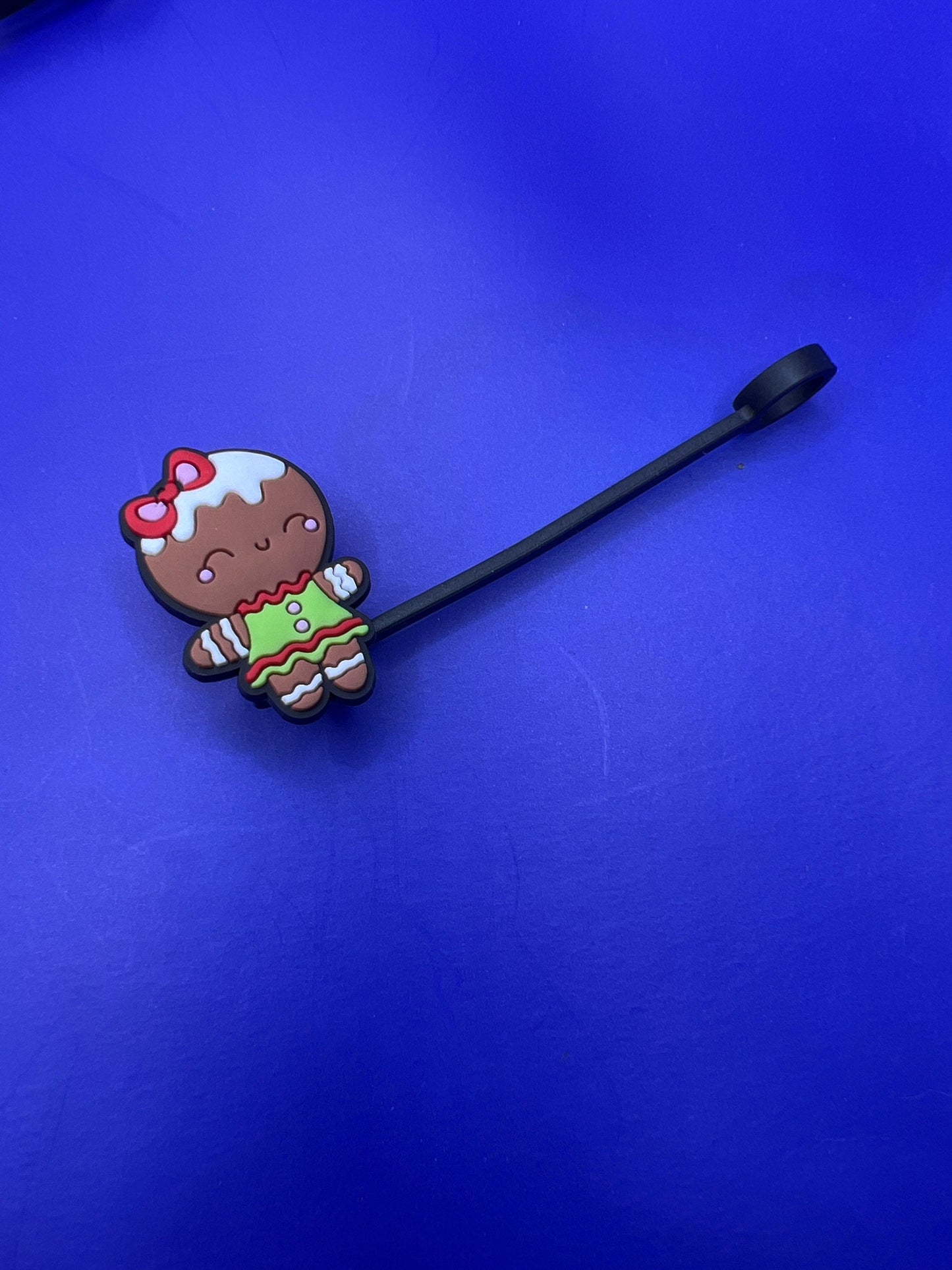 Gingerbread straw tip covers