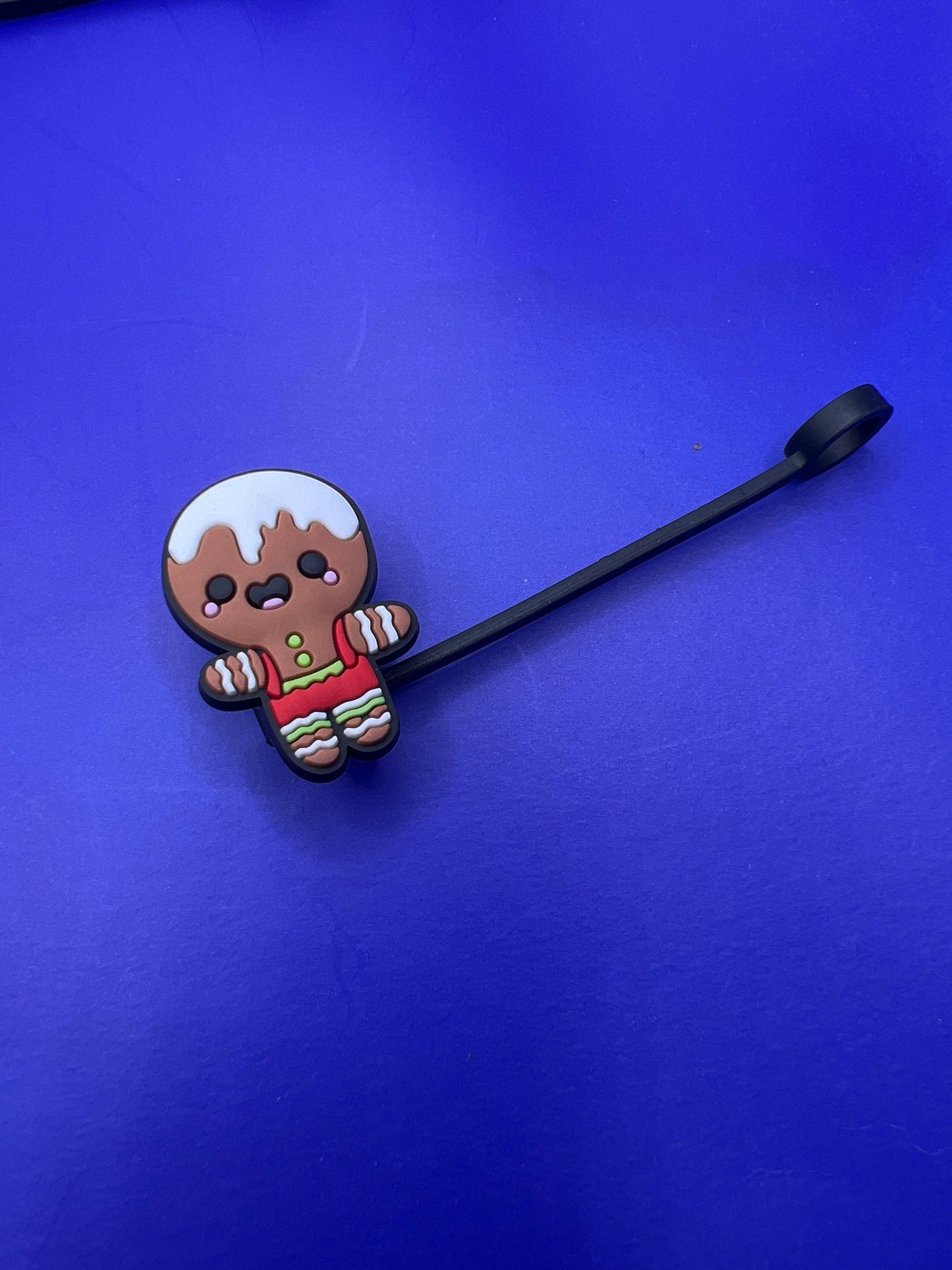 Gingerbread straw tip covers