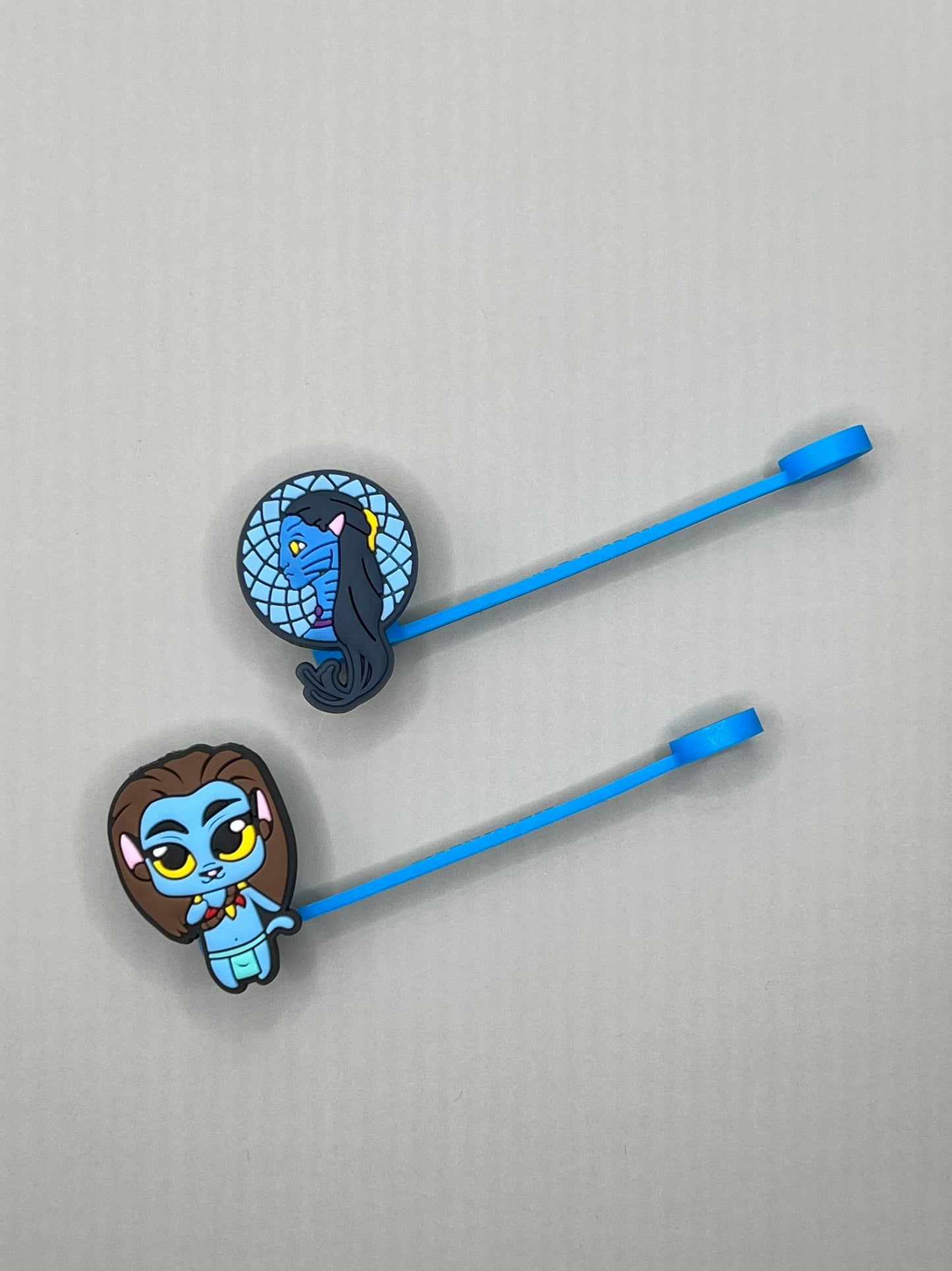 Straw Tip Cover-Reusable Drinking Straw Tips (Avatar)