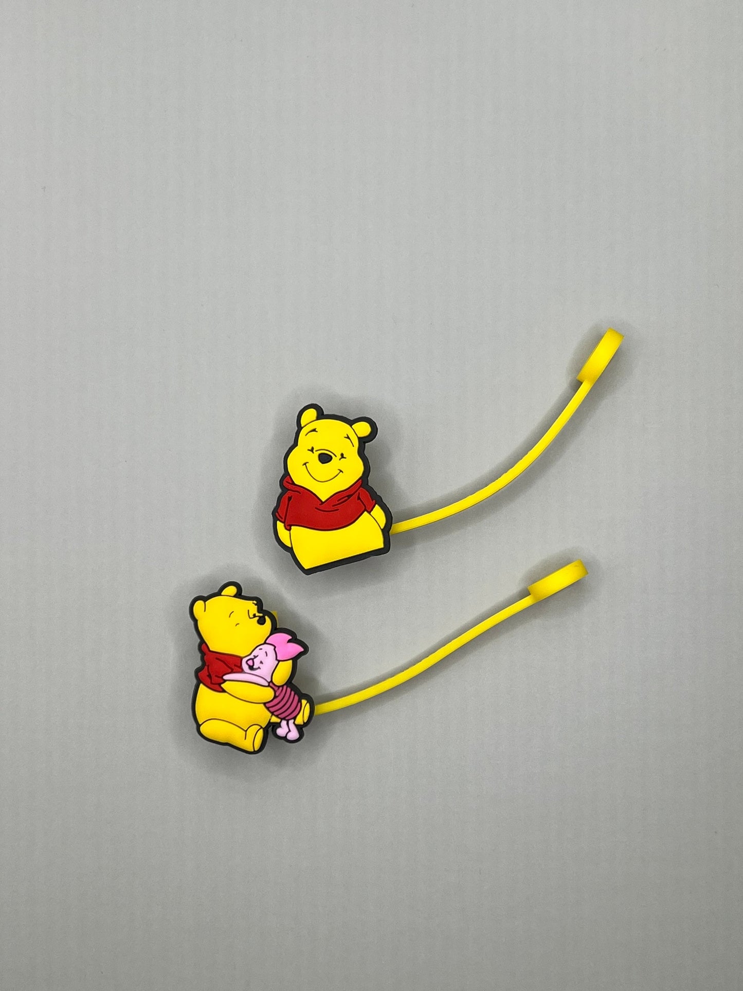 Winnie the Pooh straw tip covers bundle