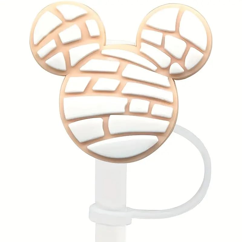 6pcs Cute Straw Covers,Straw Tip Covers for Stanley Cups Accessories,Reusable Silicone Straw Tip,Anti-dust Soft Straw Toppers Drinking Straw Tips Lids for 7-8 mm
