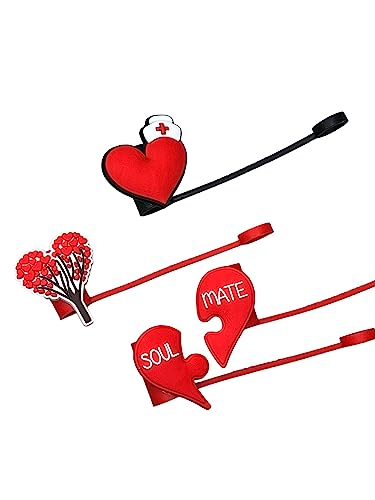 STRAW TOPPER REUSABLE (HEARTS)