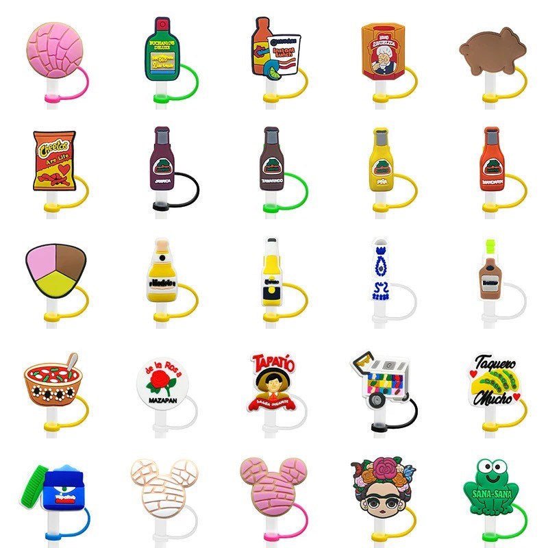 Mexican Straw Toppers set