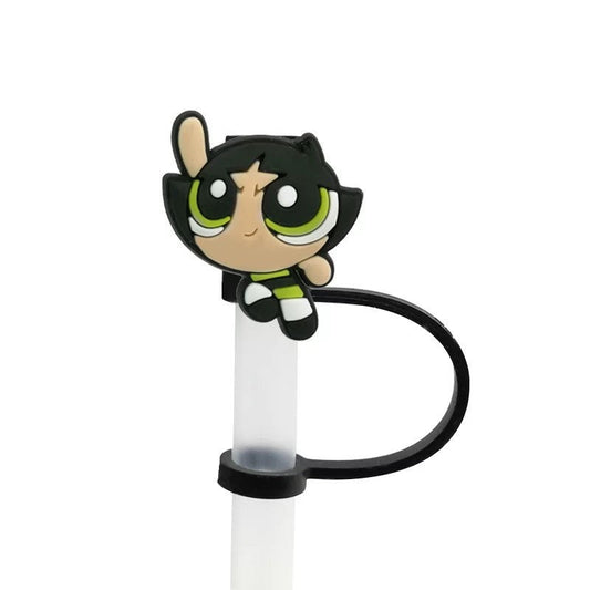 Power Puff Girls Straw Tips