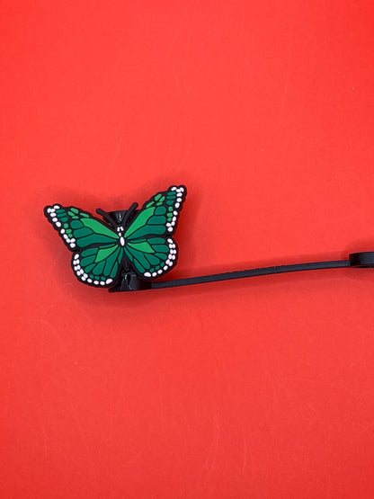 Straw Tip Cover-Reusable Drinking Straw Tips (Butterfly)