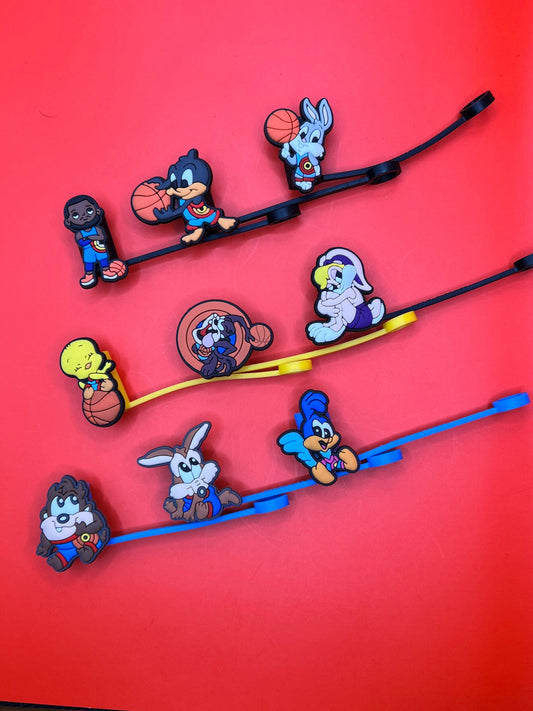 Space Jam straw tips