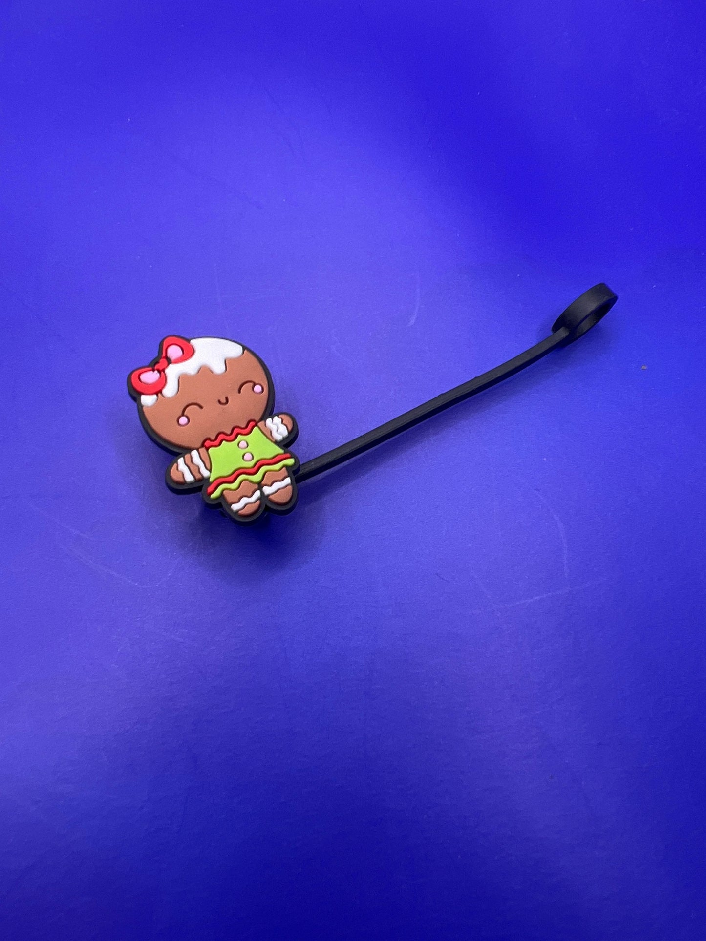 Gingerbread straw tip covers