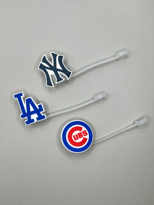 Cubs, Yankees, LA straw tip cover