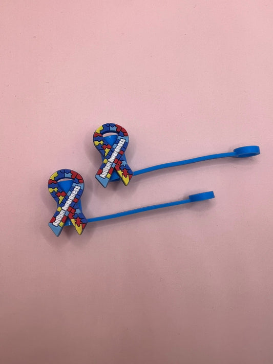 Autism awareness Straw Tip