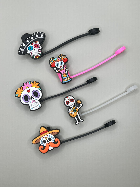 Day of the dead Straw Covers