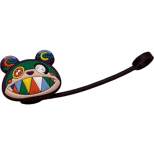 Straw Tip Cover-Reusable Drinking Straw Tips (CRAZY BEAR)