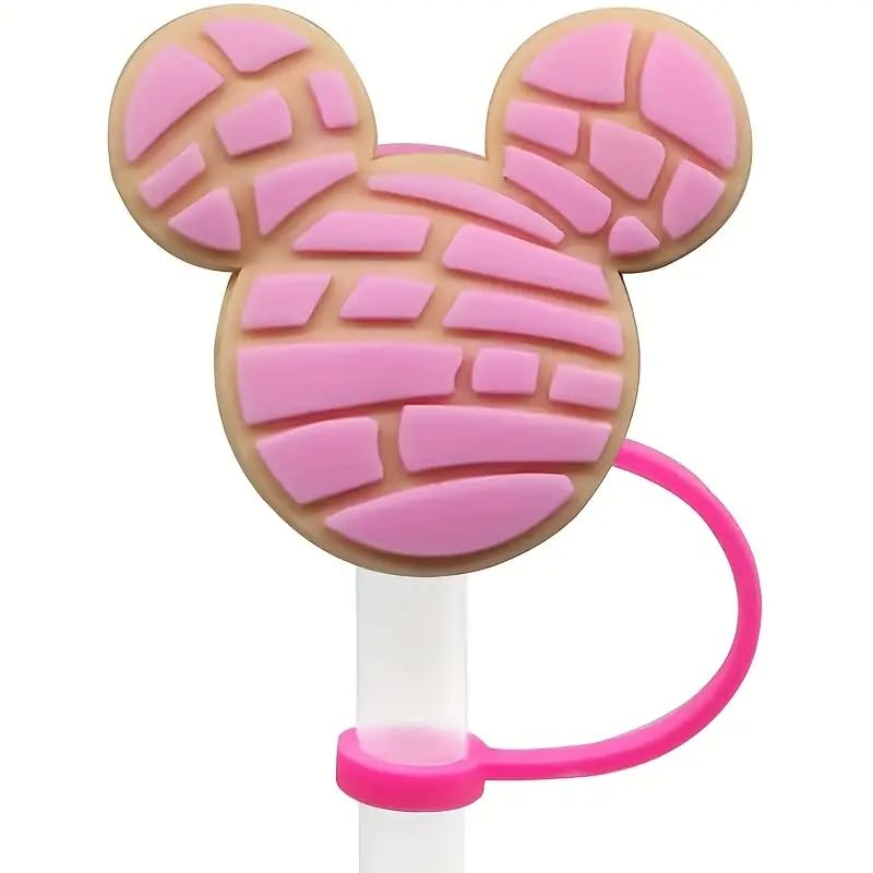 6pcs Cute Straw Covers,Straw Tip Covers for Stanley Cups Accessories,Reusable Silicone Straw Tip,Anti-dust Soft Straw Toppers Drinking Straw Tips Lids for 7-8 mm